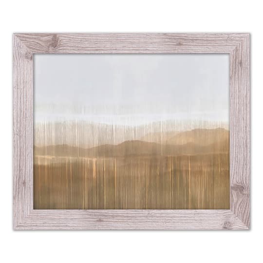 Abstract Landscape Western White Framed Print